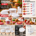 PRENSA HAMBURGUESA 5 EN 1 CON CAJA APILABLE 21,99 EUROS